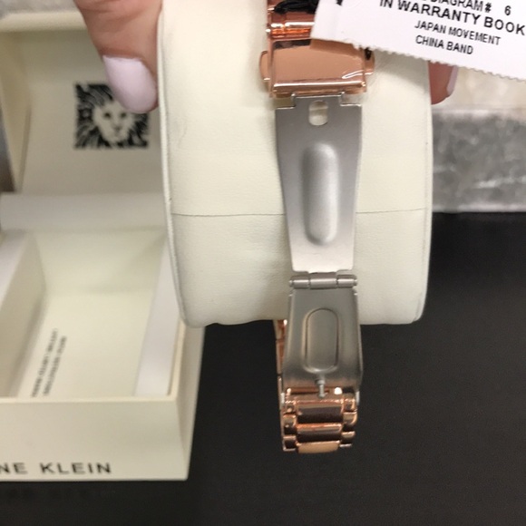 Anne Klein Elegant Rose Gold Ladies Watch - Picture 6 of 8